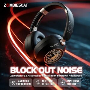 Zombiescat S8 ANC Bluetooth Headphones